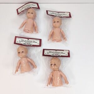 Vintage Fibre Craft Baby Blue Eyes Doll Air Fresheners (Lot Of 4) NEW